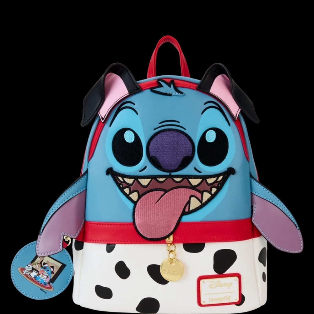 Disney Stitch Character Backpack - Blue, Black, White, Red Loungefly NWT